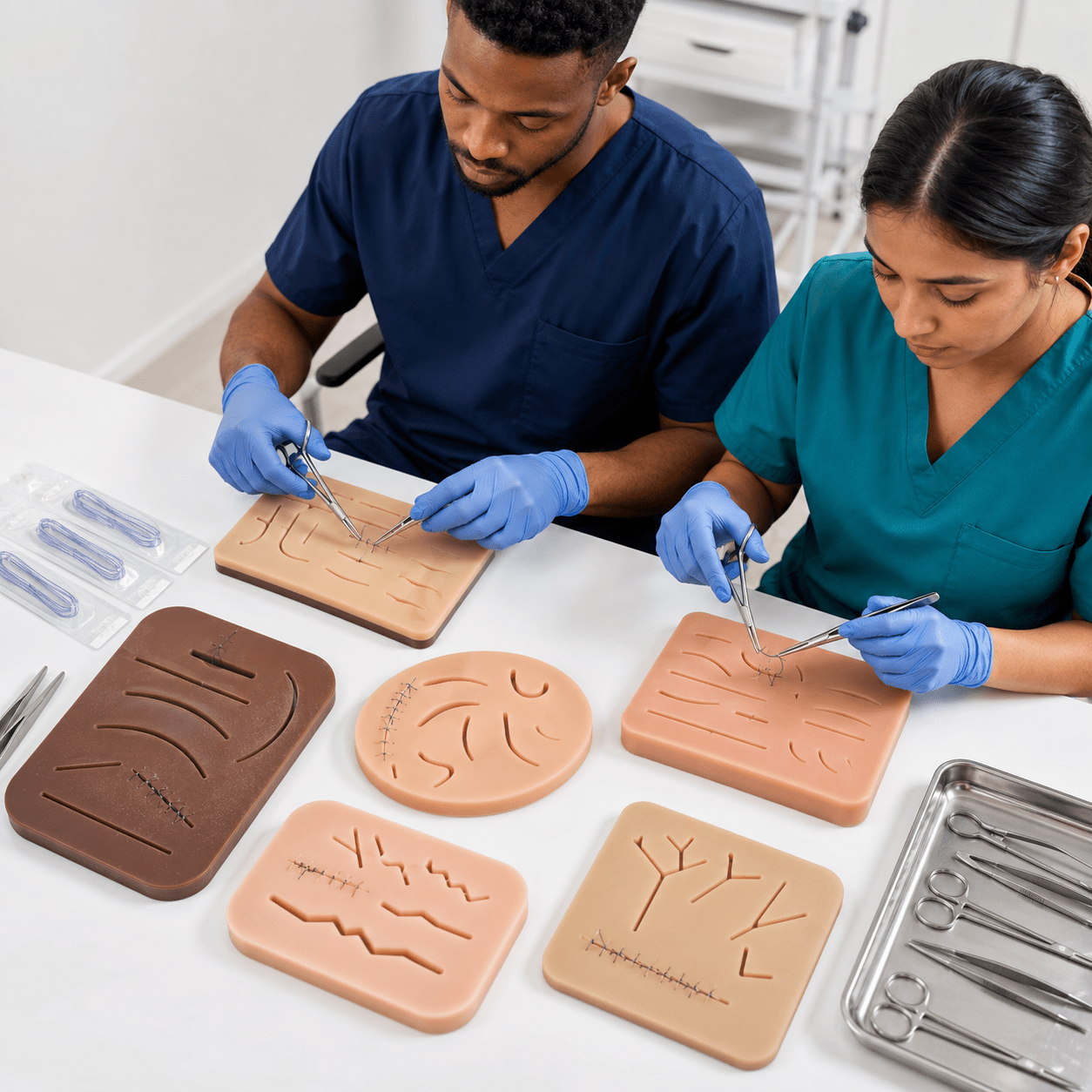 Diverse Silicone Suture Pads for Effective Skill Development - SurgiSim