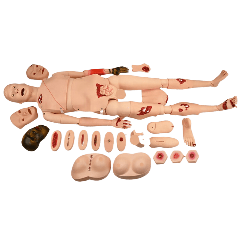 Advanced Trauma Care Nursing Mannequin with Burn Modules - Trauma & Haemorrhage Control