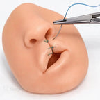 Cleft Lip Surgical Suturing Training Model | Silicone Cleft Lip Repair Practice Simulator - Suture Training Pad