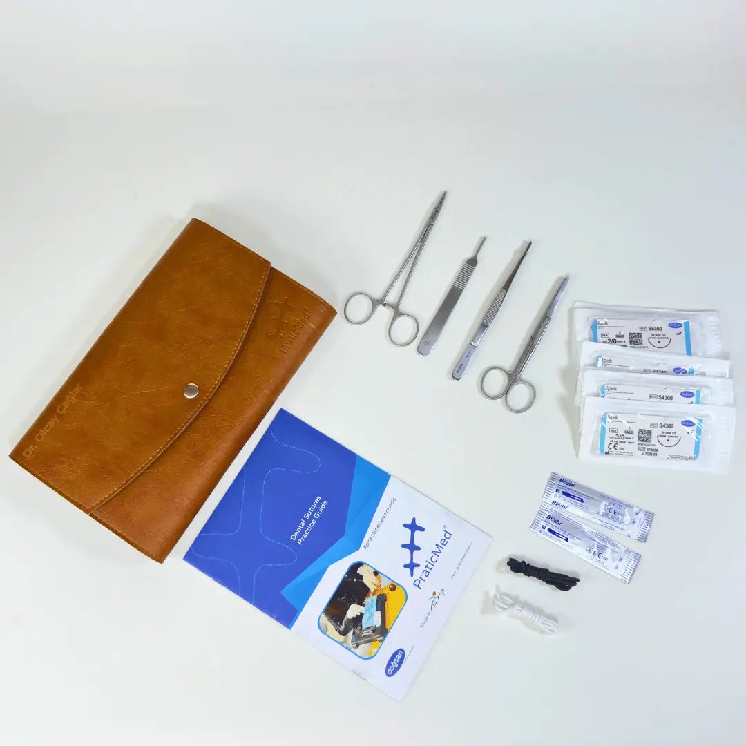 Dental Suture Flap Training Kit ( Customisable Bag ) - Dental Suture Training Kits (Bag Type)