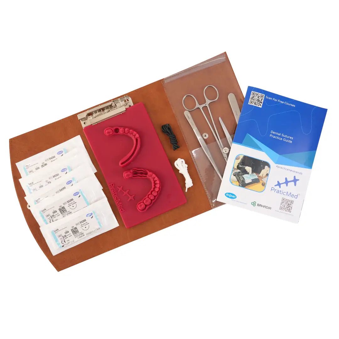 Dental Suture Flap Training Kit ( Customisable Bag ) - Dental Suture Training Kits (Bag Type)