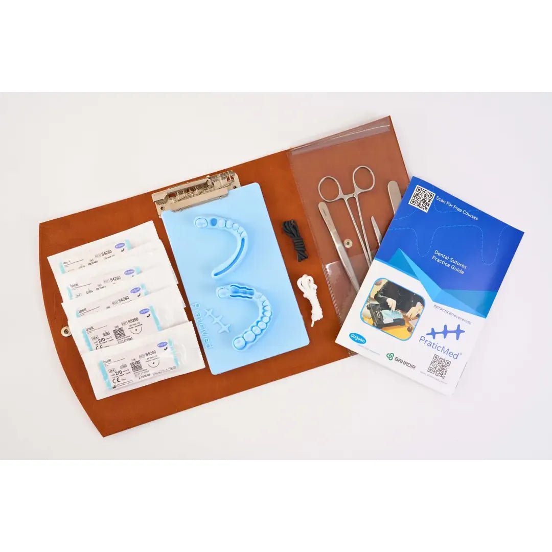 Dental Suture Flap Training Kit ( Customisable Bag ) - Dental Suture Training Kits (Bag Type)