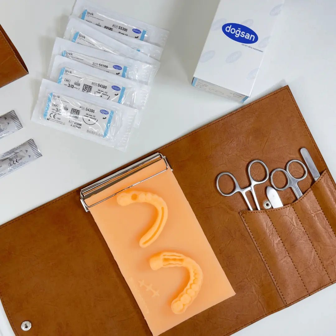 Dental Suture Flap Training Kit ( Customisable Bag ) - Dental Suture Training Kits (Bag Type)