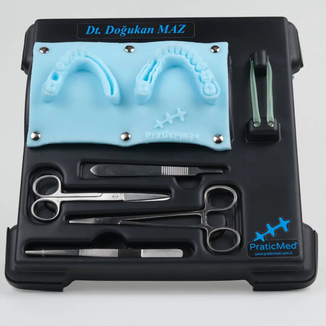 Dental Suture Flap Training Kit (Pro Kit) (Black) - Pro Dental Suture Set