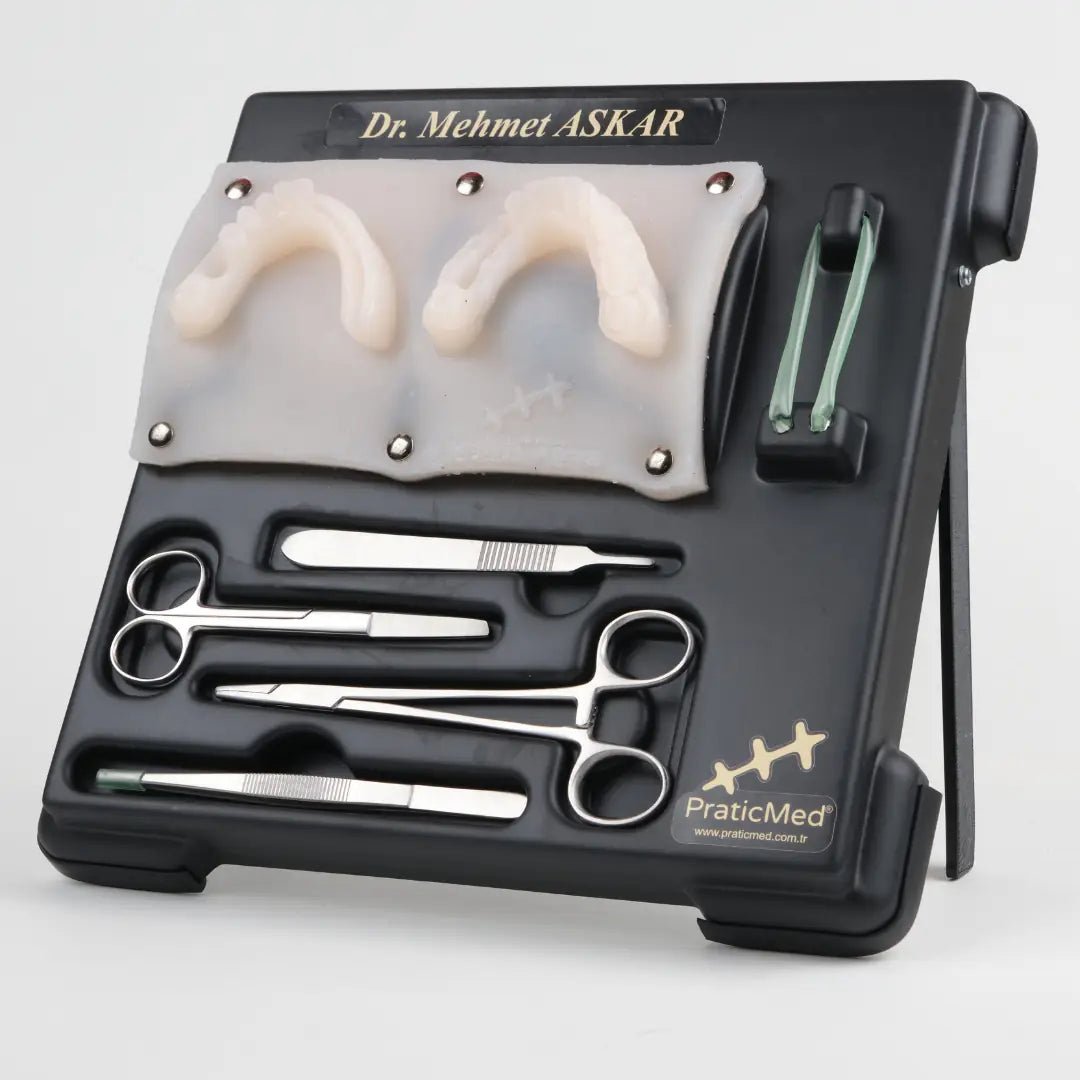 Dental Suture Flap Training Kit (Pro Kit) (Black) - Pro Dental Suture Set