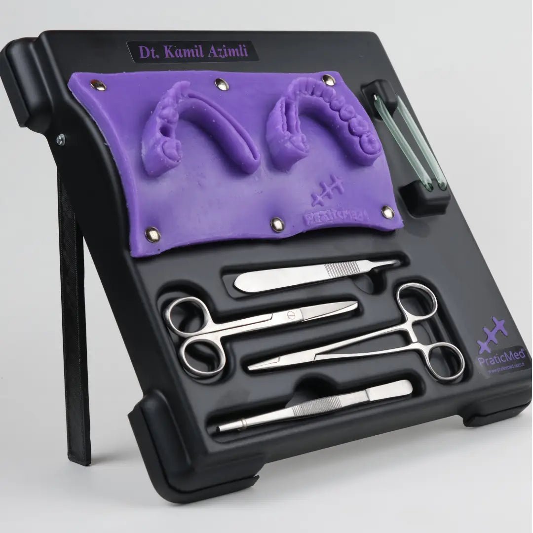Dental Suture Flap Training Kit (Pro Kit) (Black) - Pro Dental Suture Set