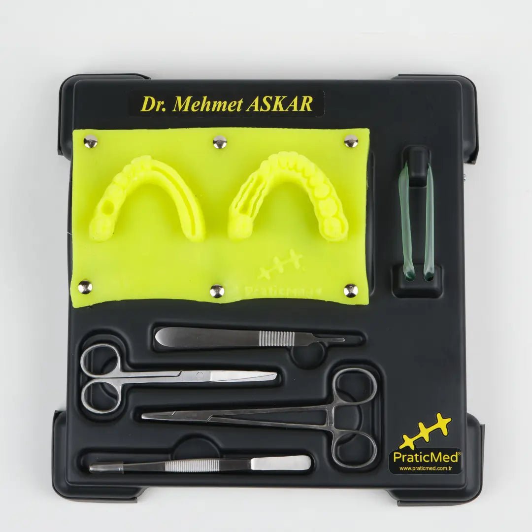 Dental Suture Flap Training Kit (Pro Kit) (Black) - Pro Dental Suture Set