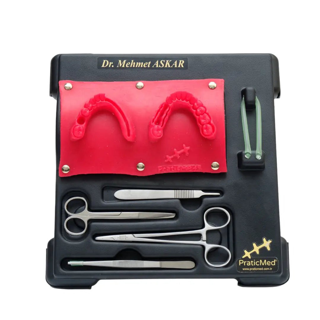 Dental Suture Flap Training Kit (Pro Kit) (Black) - Pro Dental Suture Set