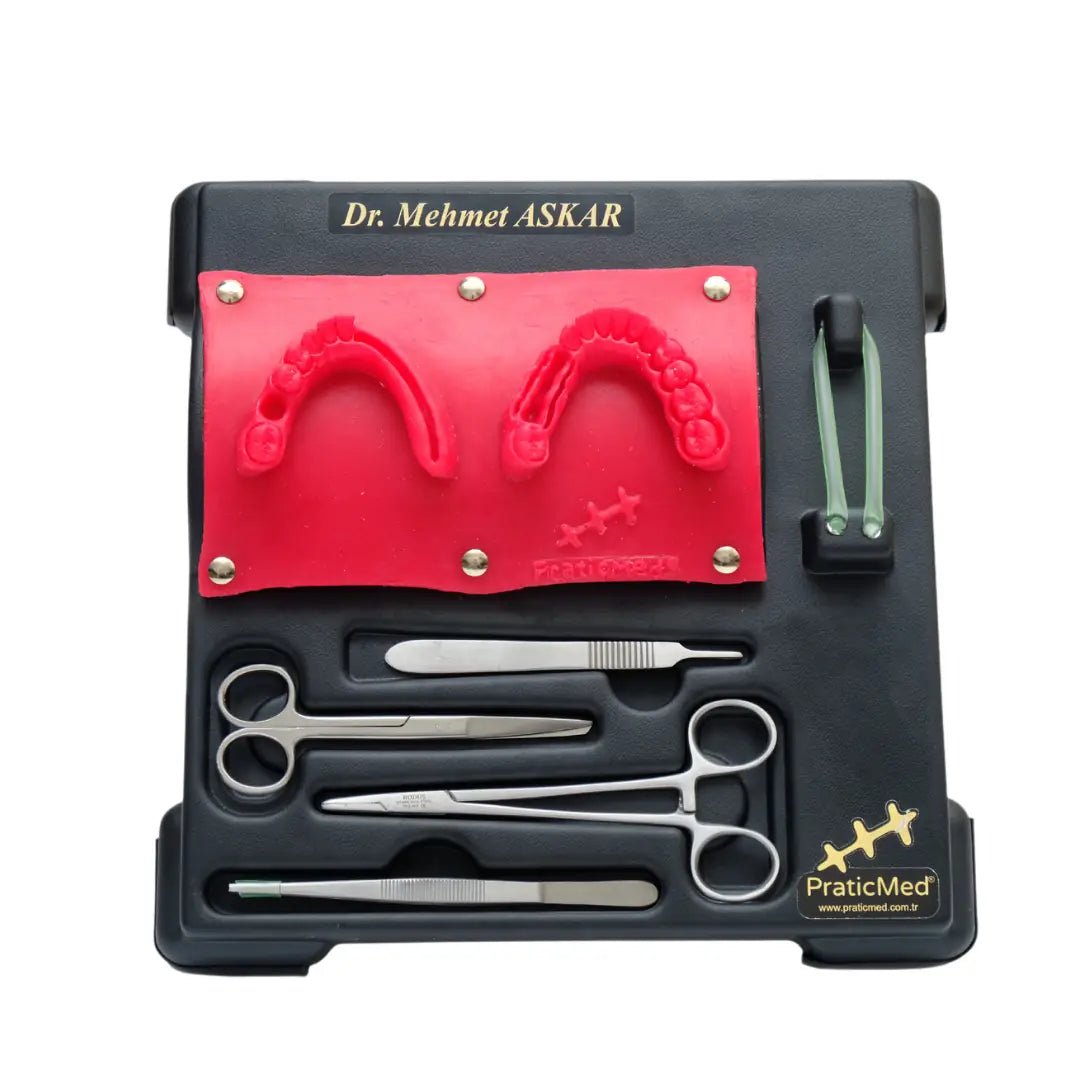 Dental Suture Flap Training Kit (Pro Kit) (Black) - Pro Dental Suture Set