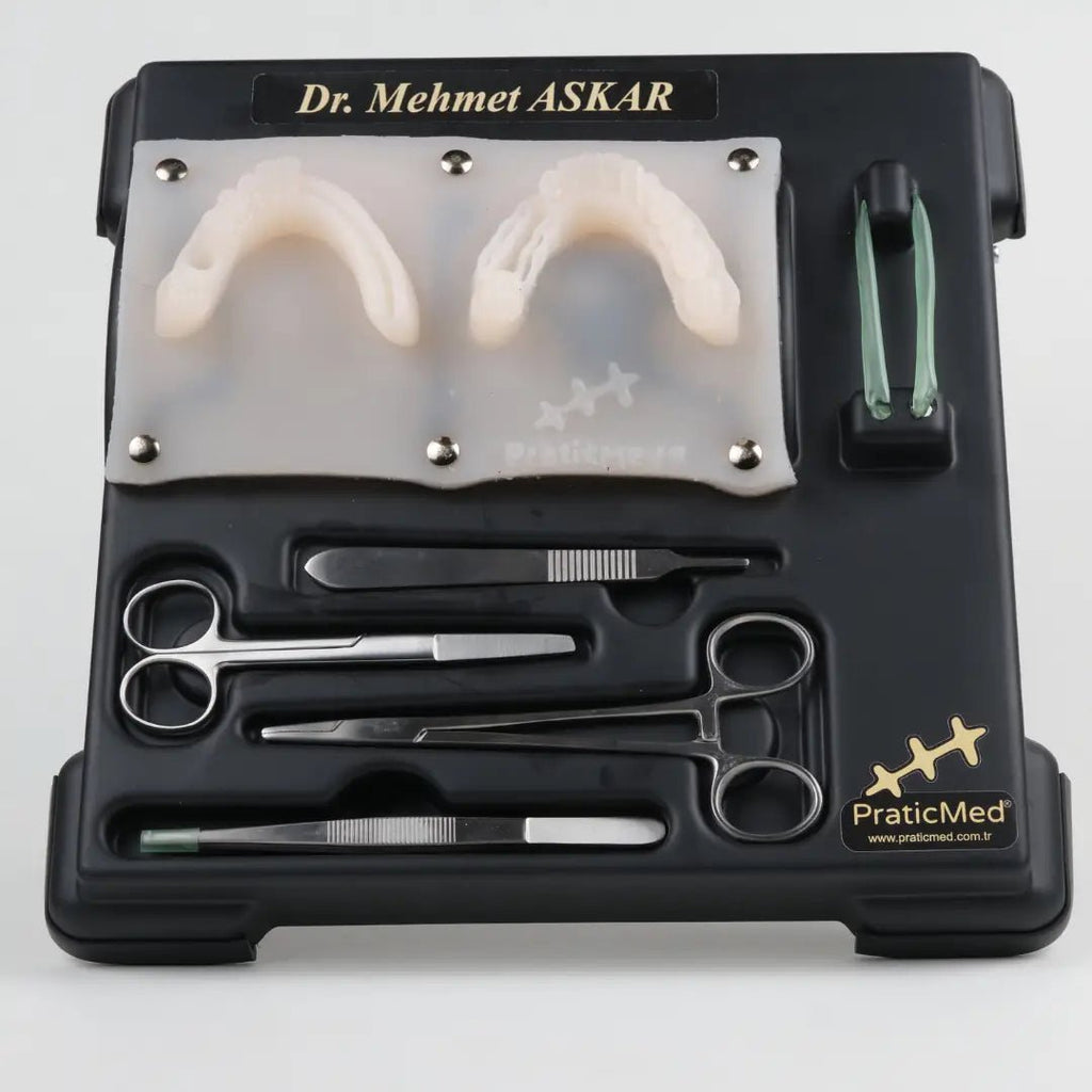 Dental Suture Flap Training Kit (Pro Kit) (Black) - Pro Dental Suture Set