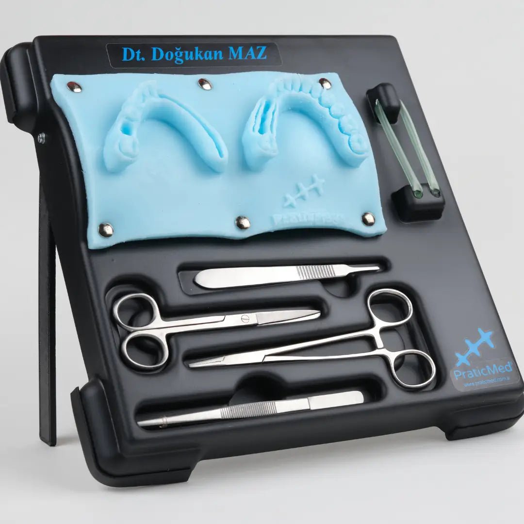Dental Suture Flap Training Kit (Pro Kit) (Black) - Pro Dental Suture Set