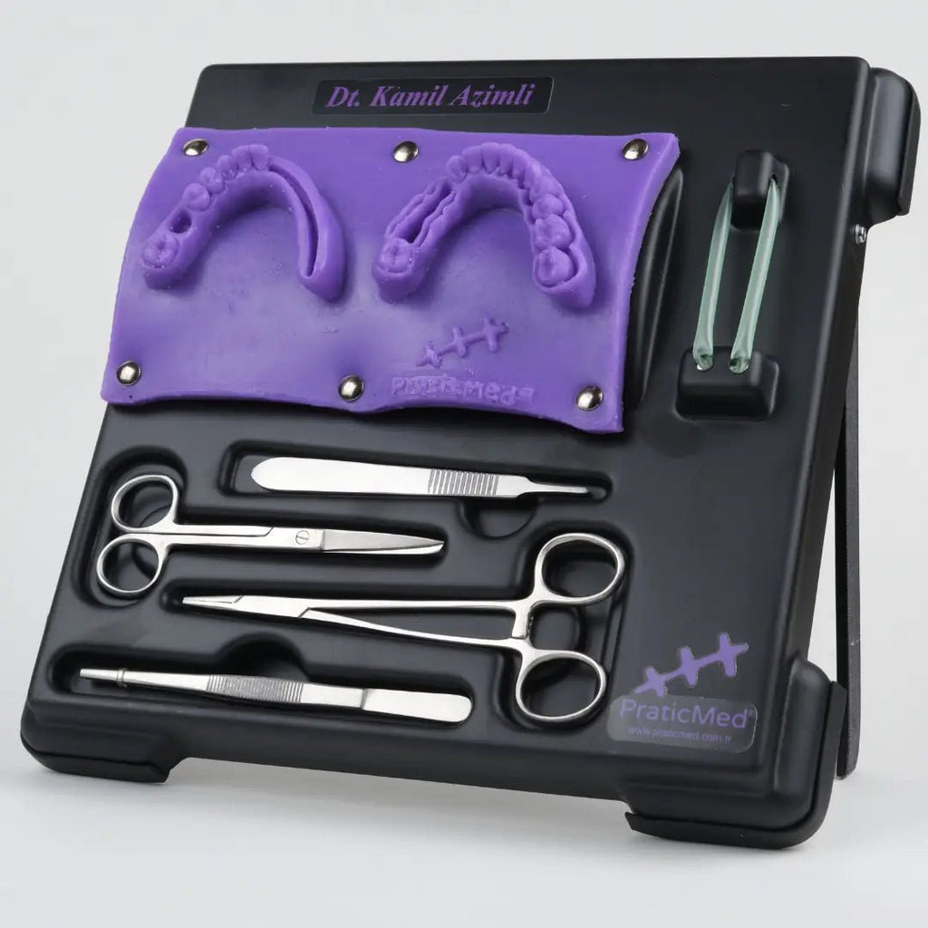Dental Suture Flap Training Kit (Pro Kit) (Black) - Pro Dental Suture Set