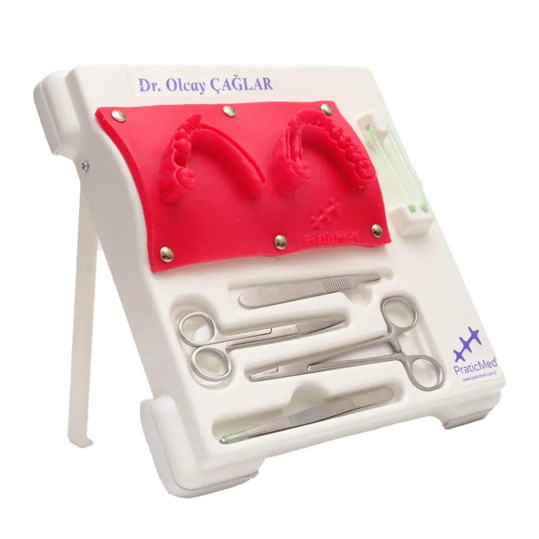 Dental Suture Flap Training Kit (Pro Kit) (White) - Pro Dental Suture Set