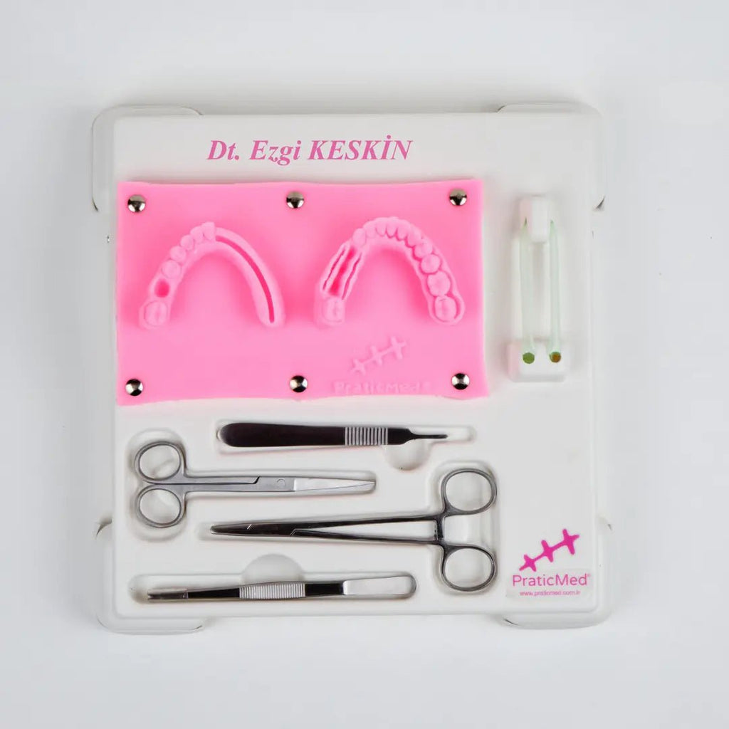 Dental Suture Flap Training Kit (Pro Kit) (White) - Pro Dental Suture Set