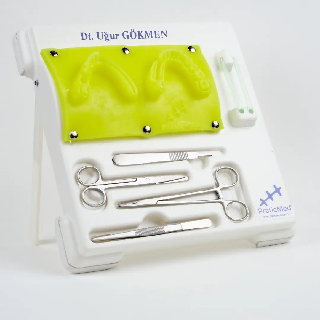 Dental Suture Flap Training Kit (Pro Kit) (White) - Pro Dental Suture Set