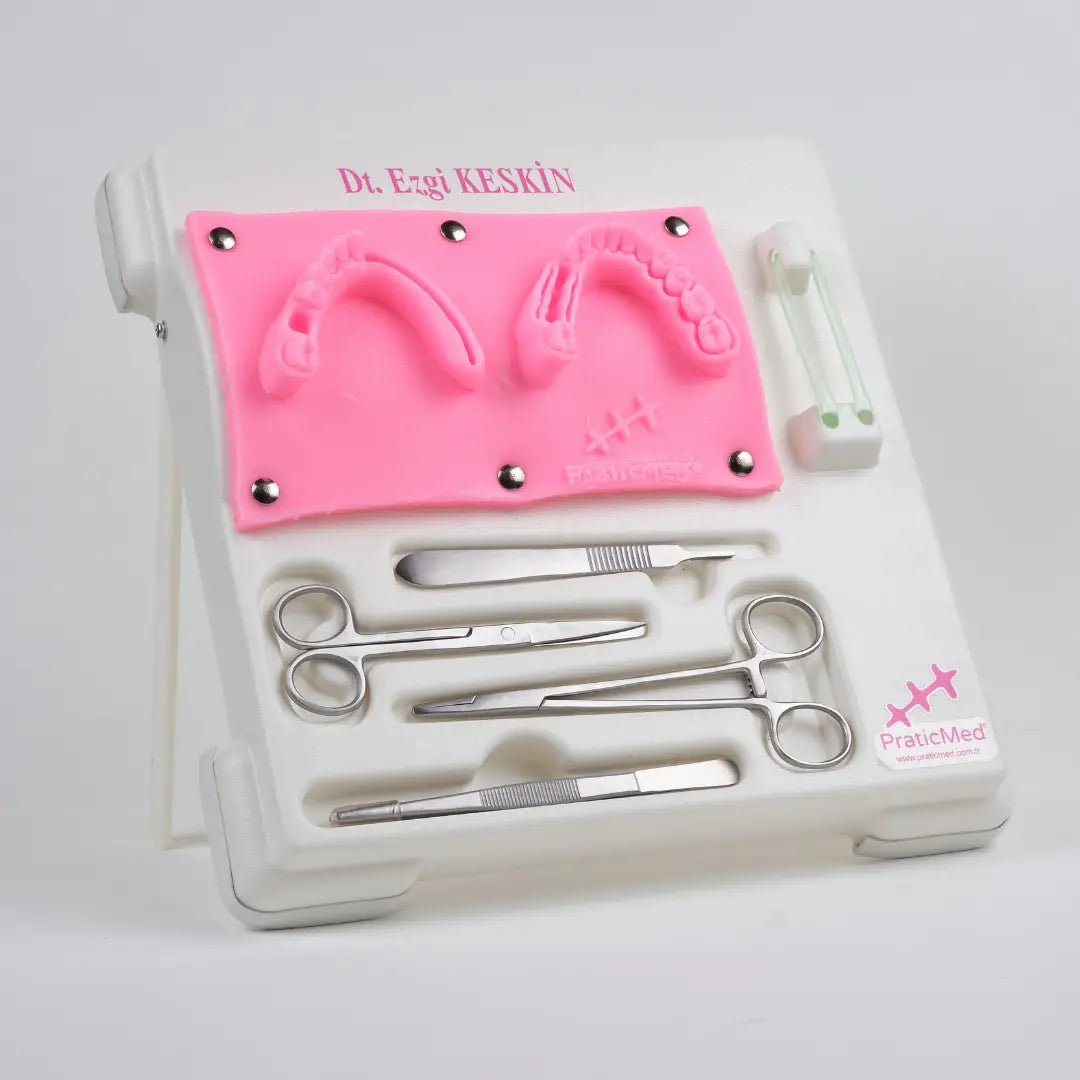 Dental Suture Flap Training Kit (Pro Kit) (White) - Pro Dental Suture Set