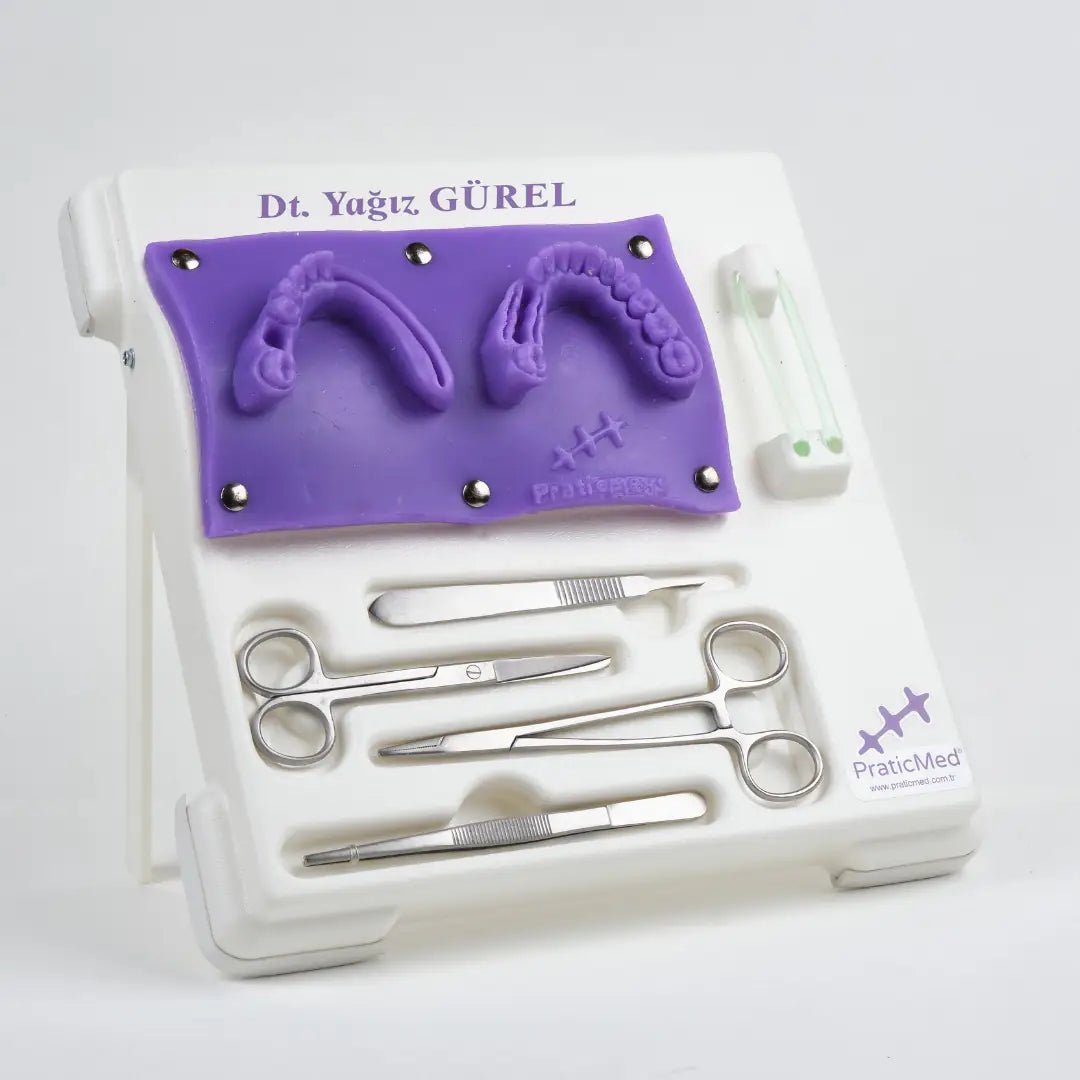 Dental Suture Flap Training Kit (Pro Kit) (White) - Pro Dental Suture Set