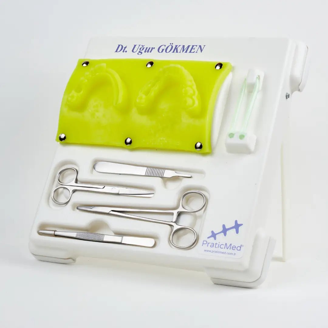 Dental Suture Flap Training Kit (Pro Kit) (White) - Pro Dental Suture Set