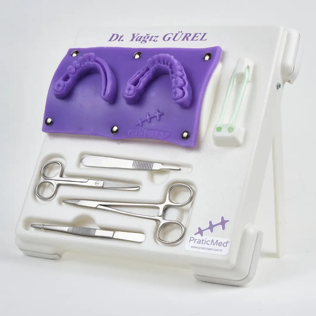 Dental Suture Flap Training Kit (Pro Kit) (White) - Pro Dental Suture Set