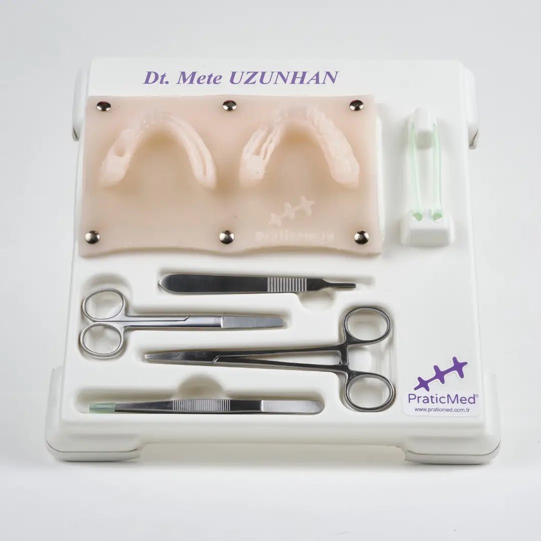 Dental Suture Flap Training Kit (Pro Kit) (White) - Pro Dental Suture Set