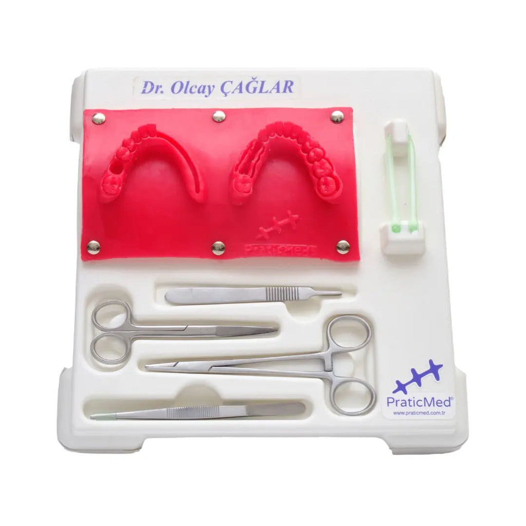 Dental Suture Flap Training Kit (Pro Kit) (White) - Pro Dental Suture Set