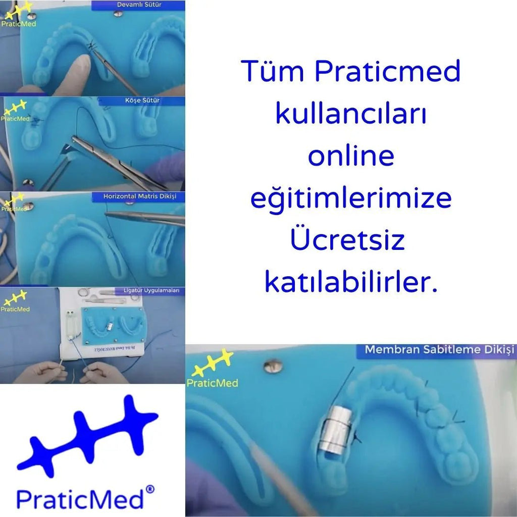 Dental Suture Flap Training Kit (Pro Kit) (White) - Pro Dental Suture Set