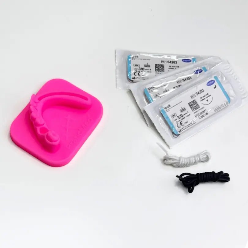 Dentistry Suture, Flap Closure Eco Training Pad - PraticMed - Dental Suture Flap Closure Training Pads