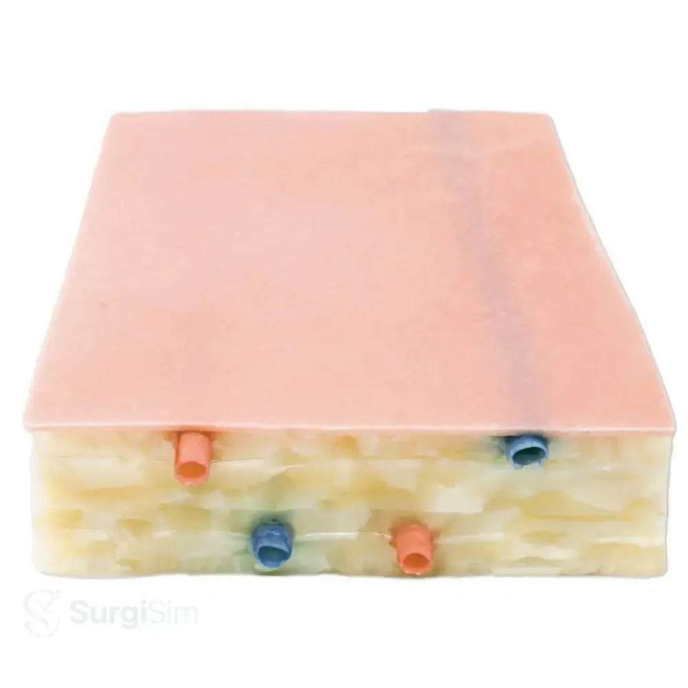 Biopsy training pad ultrasound simulator