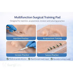 Facial Suturing Training Model | Silicone Face Suture Practice Pad for Surgical Skills Training - Suture Training Pad