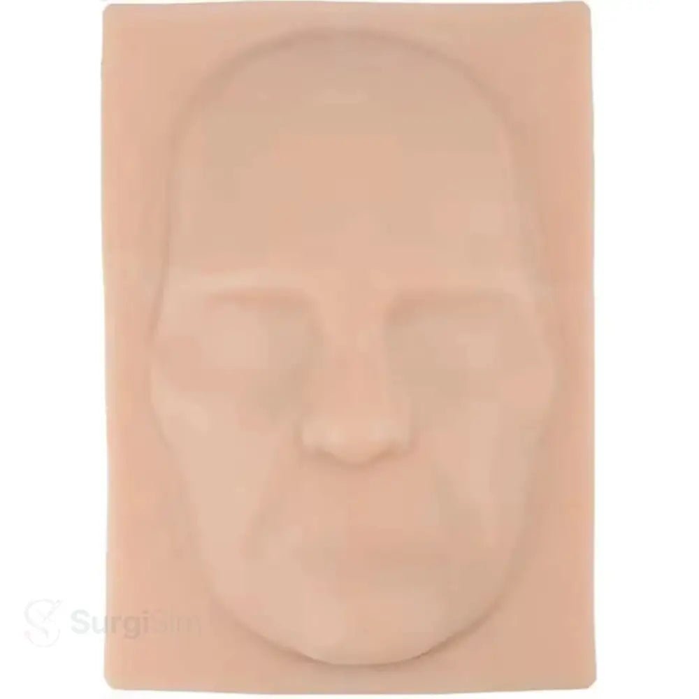 Facial Suturing Training Model | Silicone Face Suture Practice Pad for Surgical Skills Training - Suture Training Pad