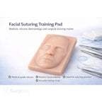 Facial Suturing Training Model | Silicone Face Suture Practice Pad for Surgical Skills Training - Suture Training Pad