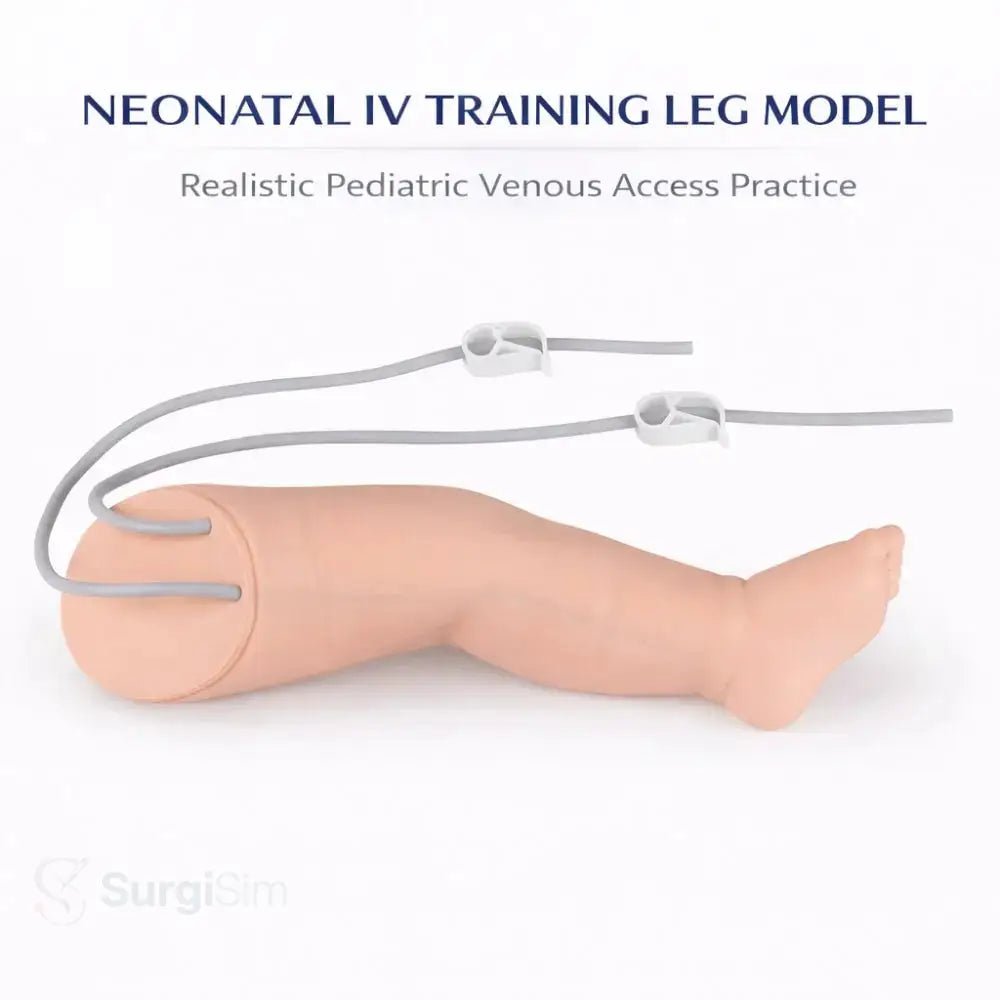 IV injection training leg model