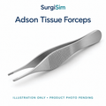 LifeLike Adson Tissue Forceps - Surgical Training Instruments
