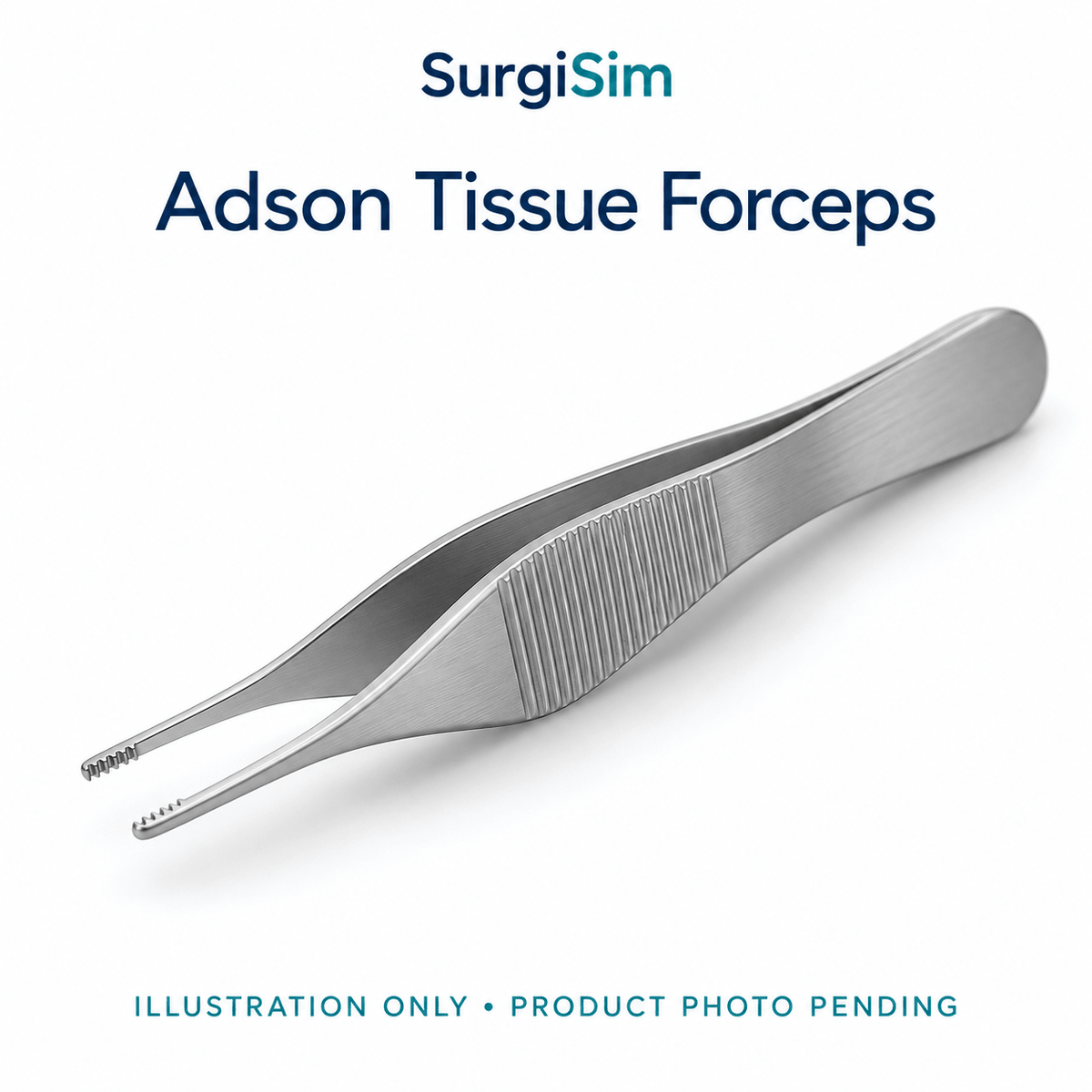 LifeLike Adson Tissue Forceps - Surgical Training Instruments