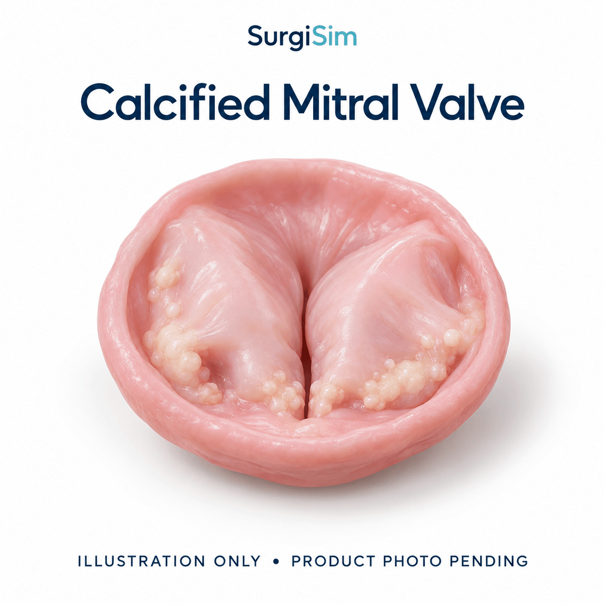 LifeLike Calcified Large Mitral Valve Model - Cardiac & Cardiothoracic Surgical Training
