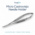 LifeLike Micro Castroviejo Needle Holder - Surgical Training Instruments