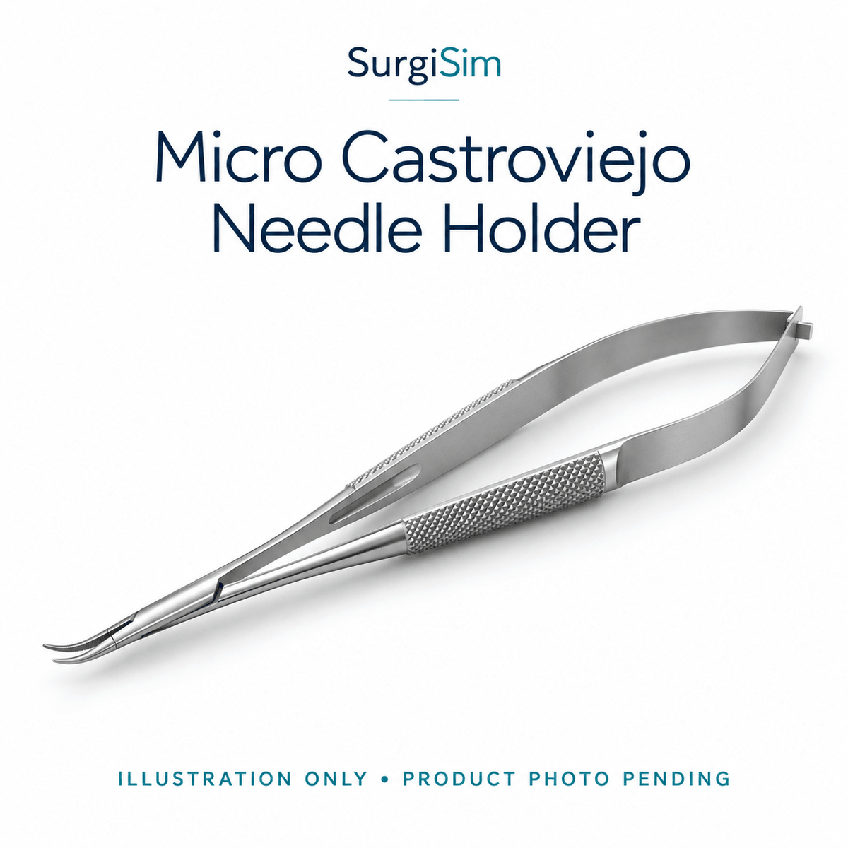 LifeLike Micro Castroviejo Needle Holder - Surgical Training Instruments