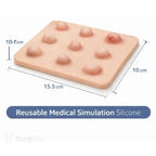 Silicone Laparoscopic Simulation Training Pad | Minimally Invasive Surgery Practice Model - Laparoscopic Training Simulators