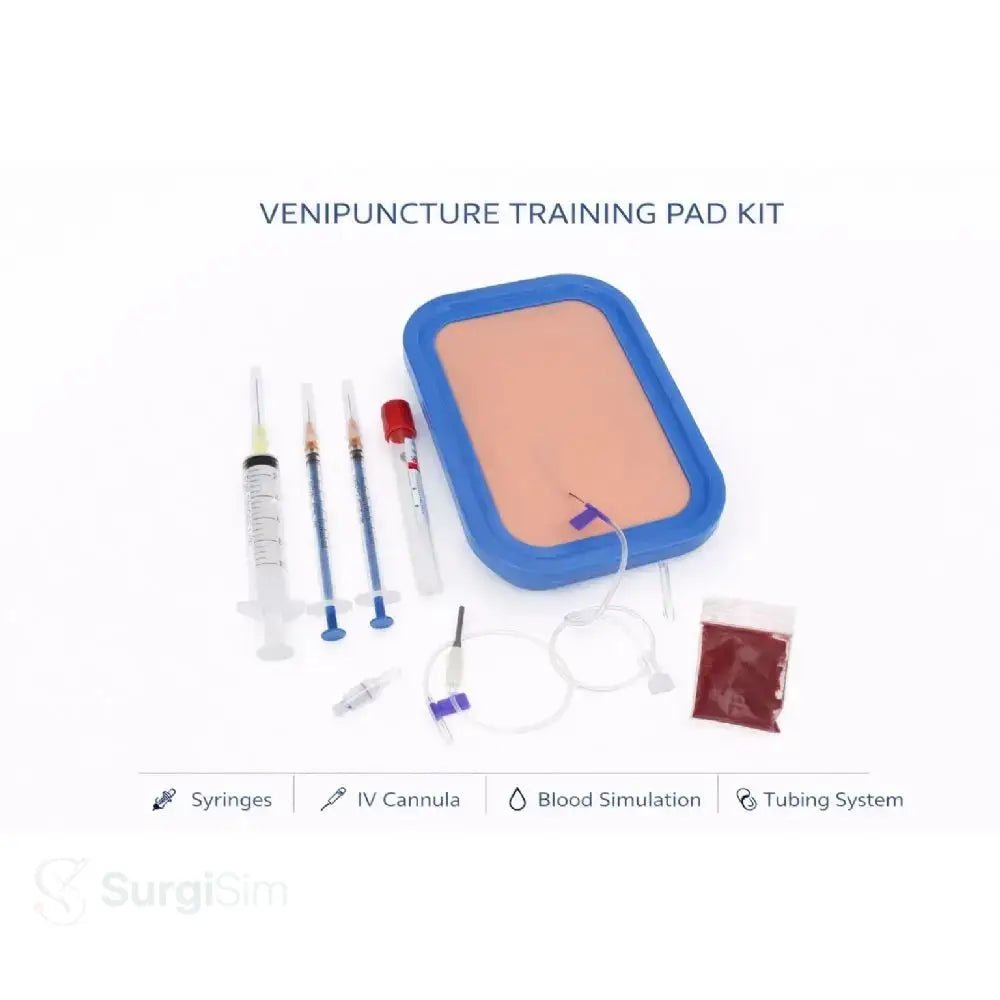 Simulated Skin IV Injection & Venipuncture Training Pad | Phlebotomy Practice Model - Injection, IV & Venipuncture Training Models