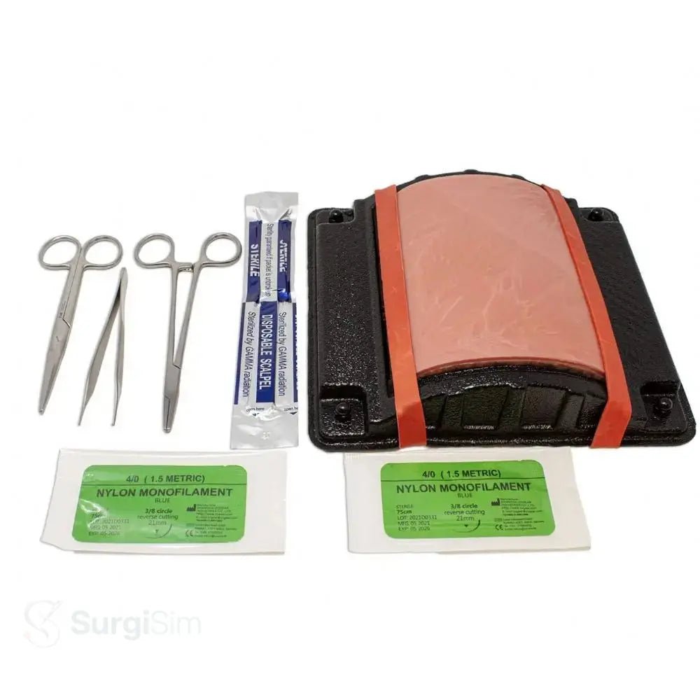 Skin Base Holder | Surgical Suturing Training Base for Curved Suture Pads - Suture Training Kit