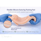 Soft Tissue Suturing Training Model | Silicone Surgical Suture Practice Simulator - Suture Training Pad