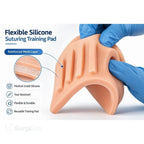 Soft Tissue Suturing Training Model | Silicone Surgical Suture Practice Simulator - Suture Training Pad