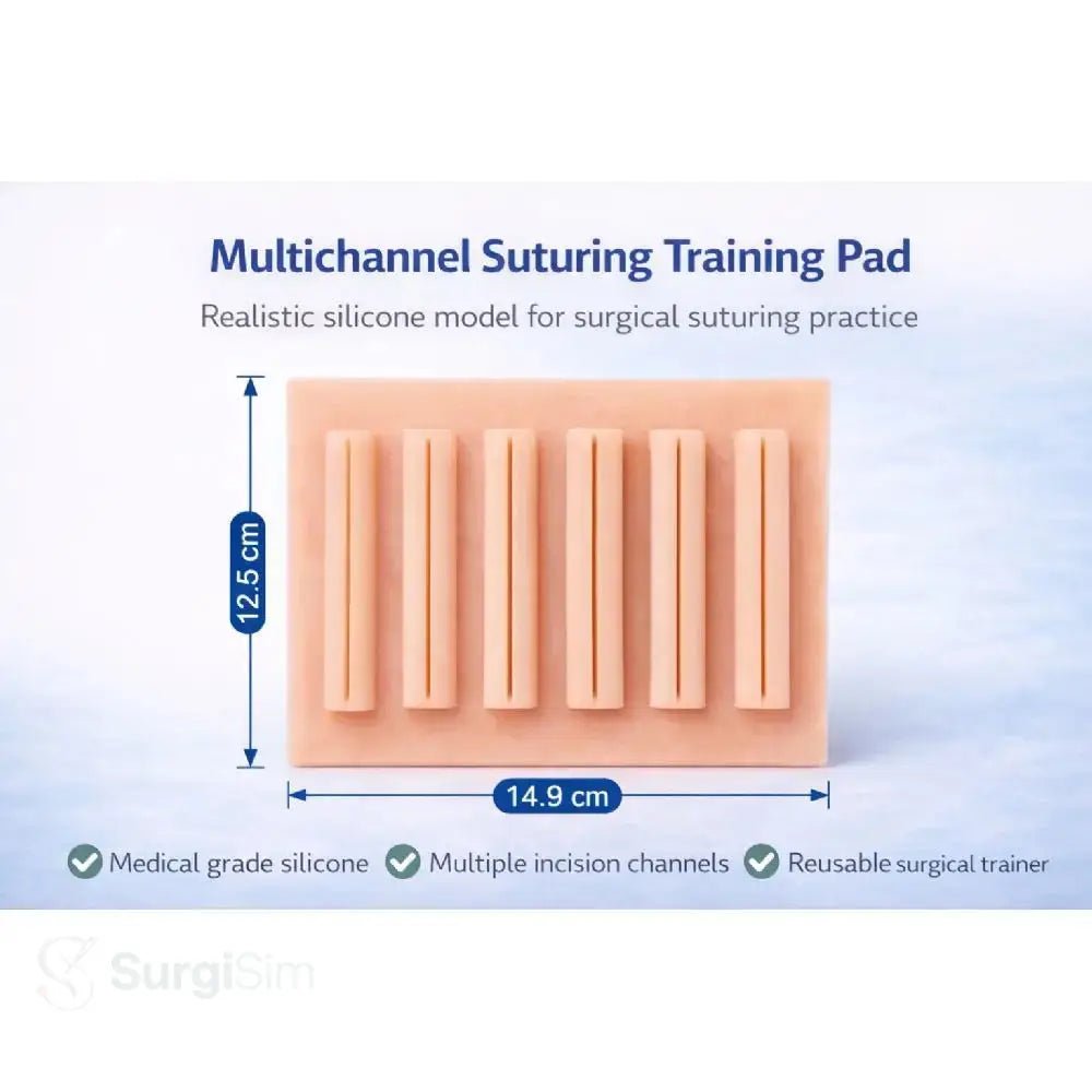 Soft Tissue Suturing Training Model | Silicone Surgical Suture Practice Simulator - Suture Training Pad
