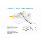 Knot tying training kit for medical students