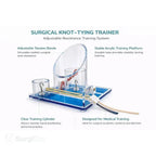 Clinical skills knot tying training model close-up