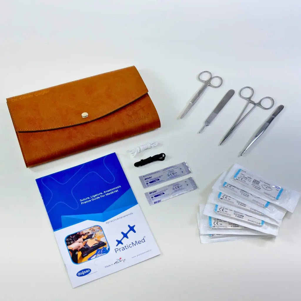 Suture Ligature Anastomosis Training Kit (Customisable Bag) - Suture Training Kits ( Bag Type)